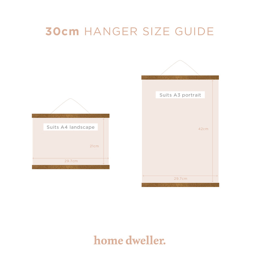 Magnetic Print Hanger Frame - 30cm