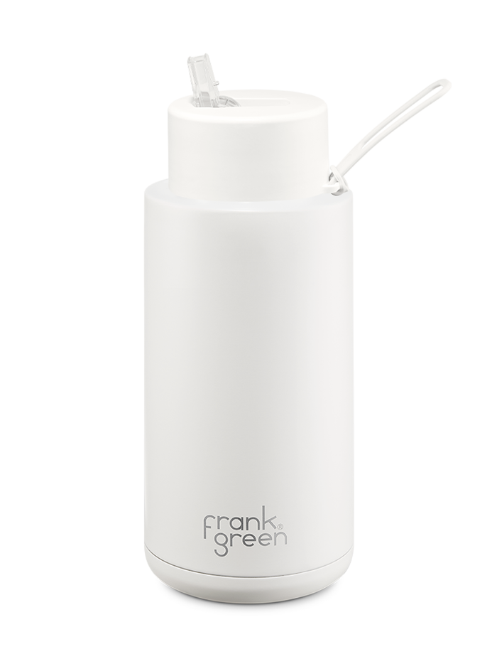 34oz Reusable Bottle (straw) - Cloud