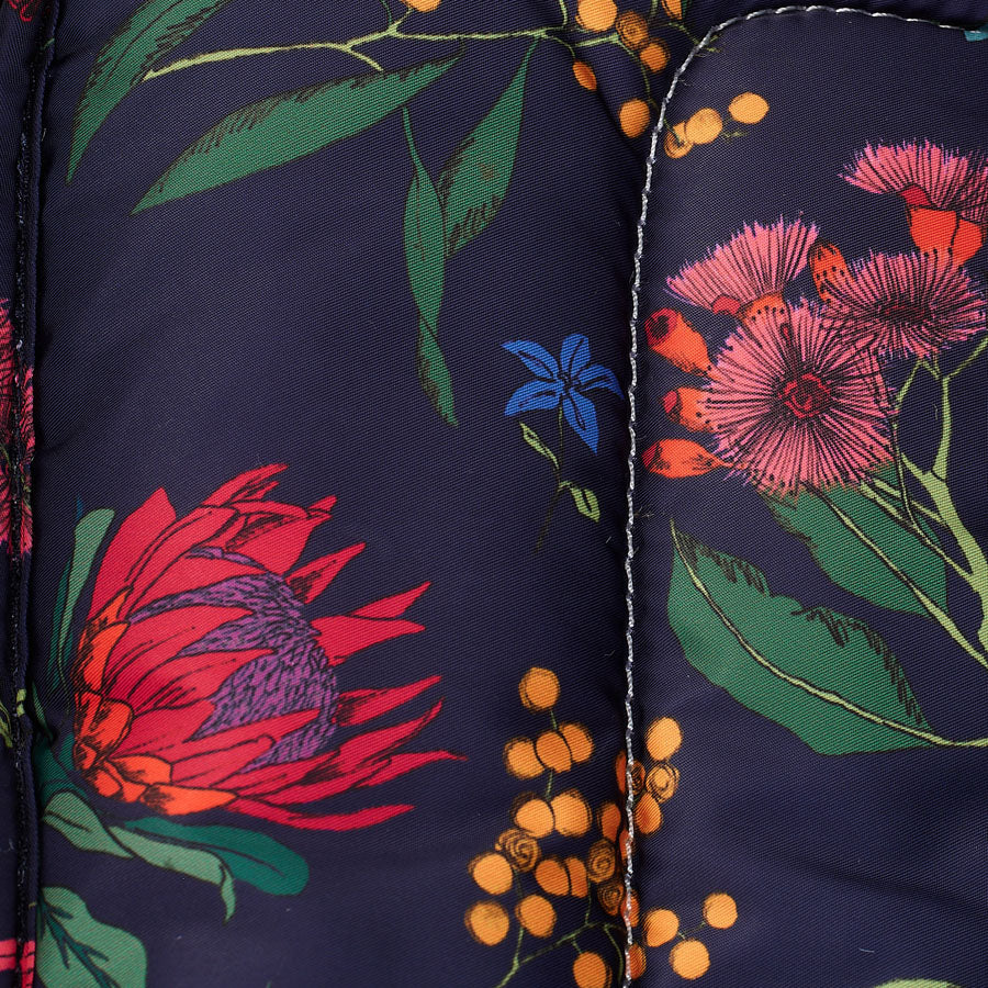 Reversible Pram Liner - Botanical