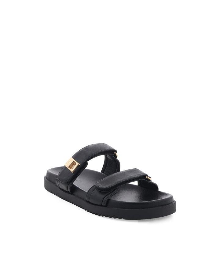 Amylee Slide Sandals - Black