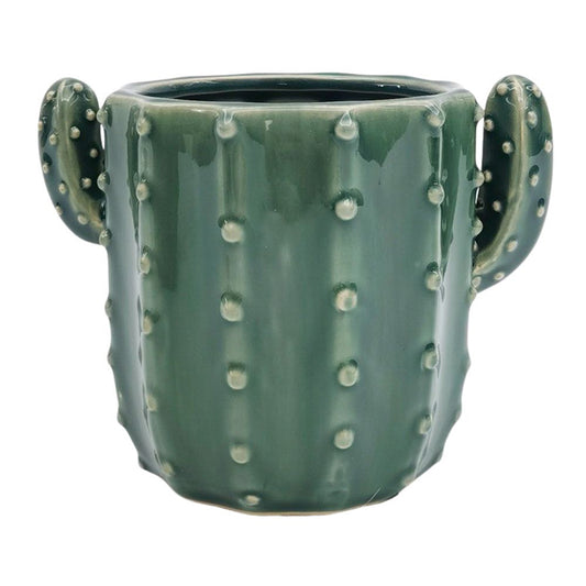 Cactus Planter - Green 16cm