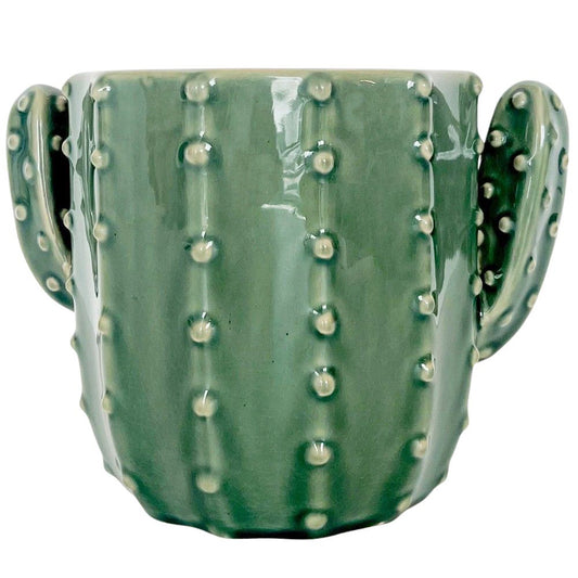 Cactus Planter - Green 20cm
