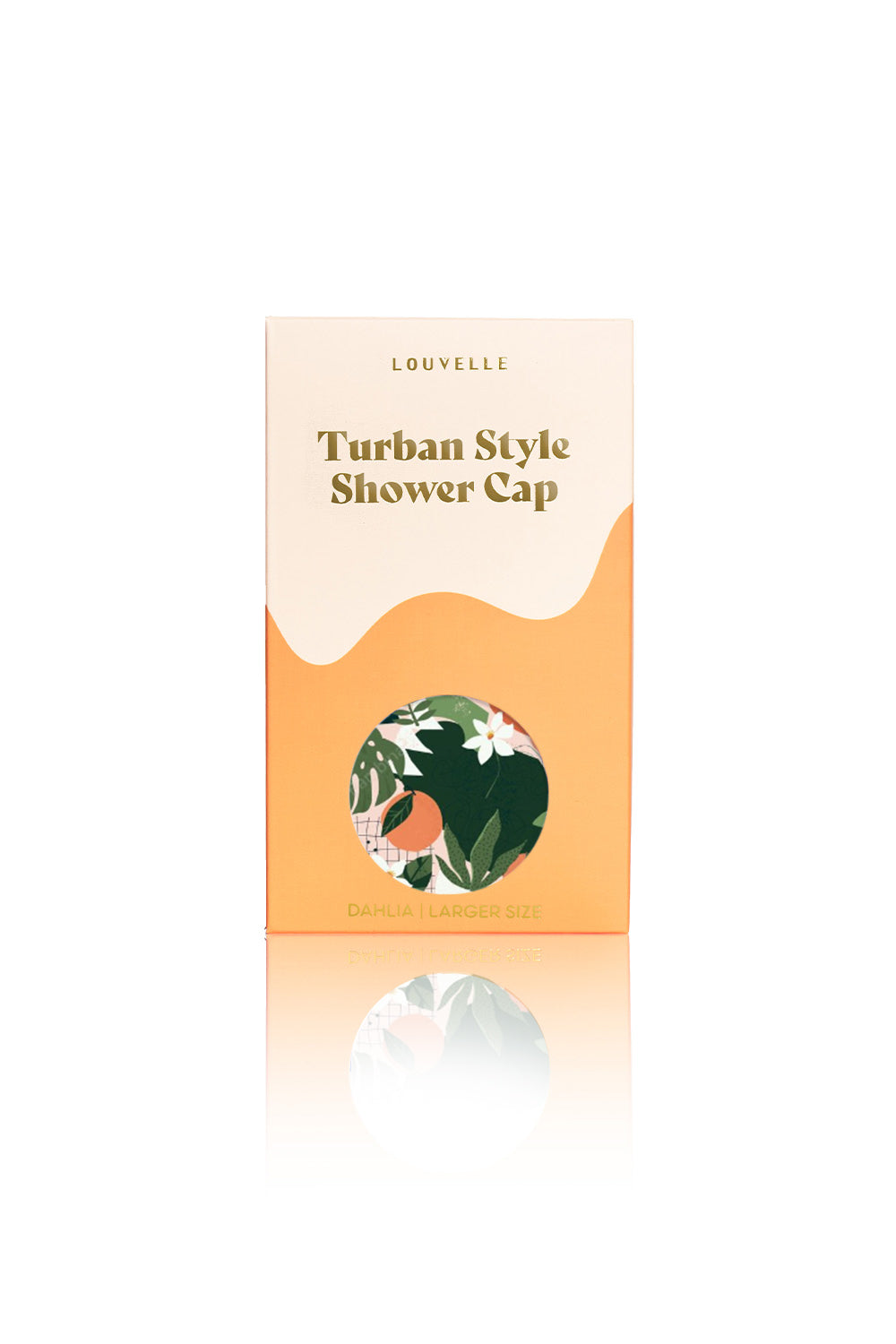 Dahlia Big Hair Shower Cap - Peach Bellini