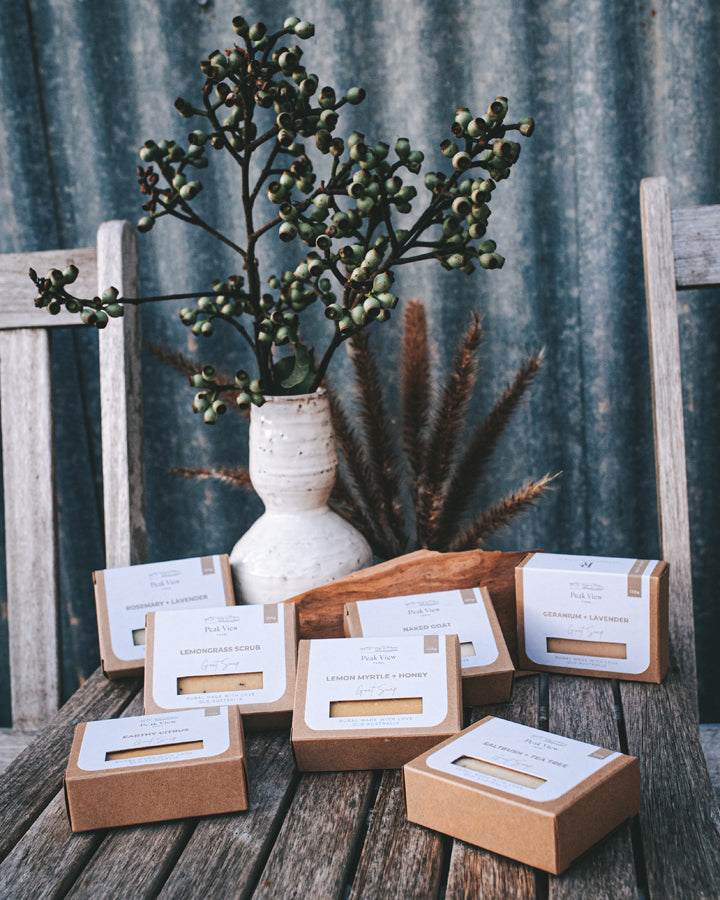 Goat Milk Soap - Lemon Myrtle + Honey - 120g