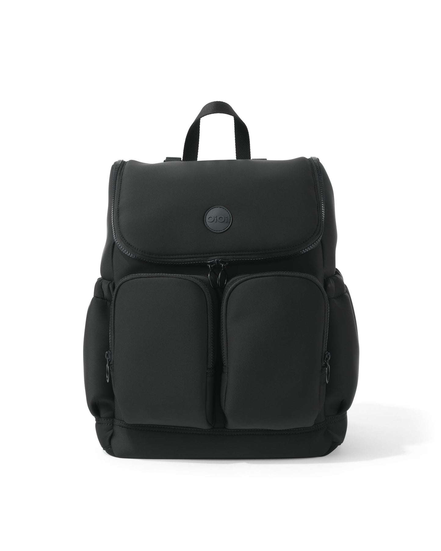 Signature Nappy Backpack - Black Neoprene