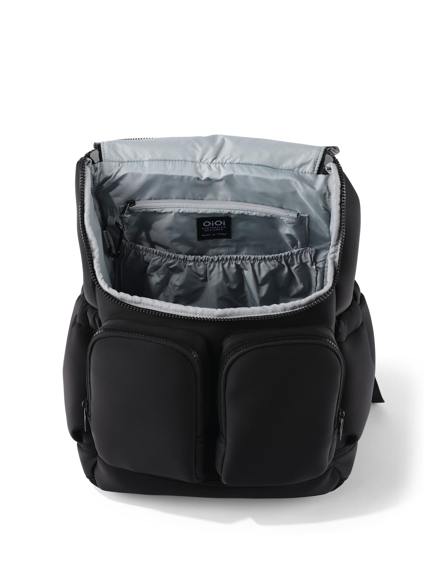 Signature Nappy Backpack - Black Neoprene