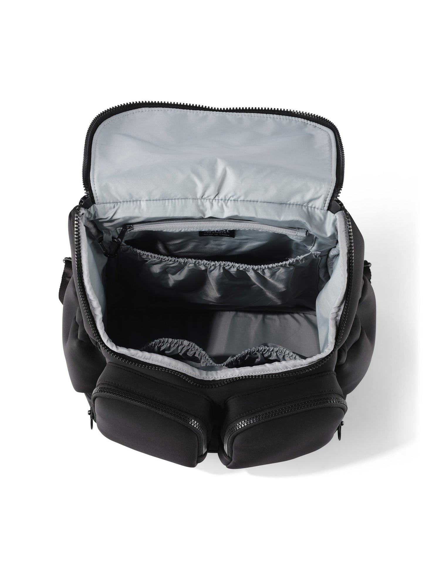 Signature Nappy Backpack - Black Neoprene