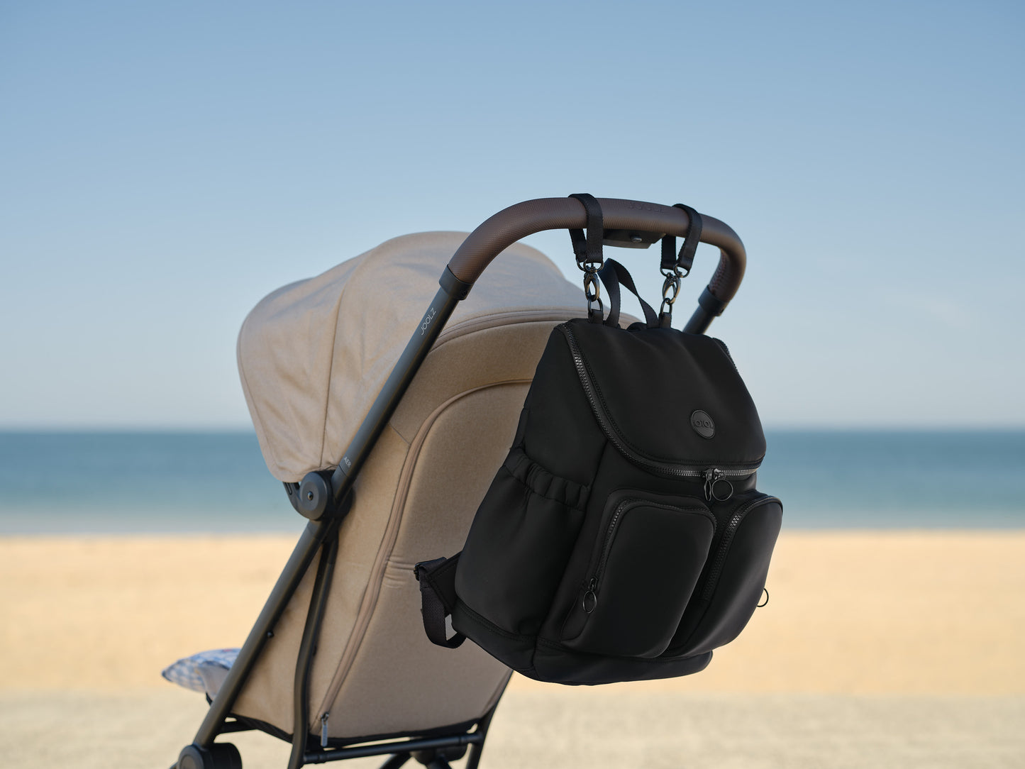 Signature Nappy Backpack - Black Neoprene
