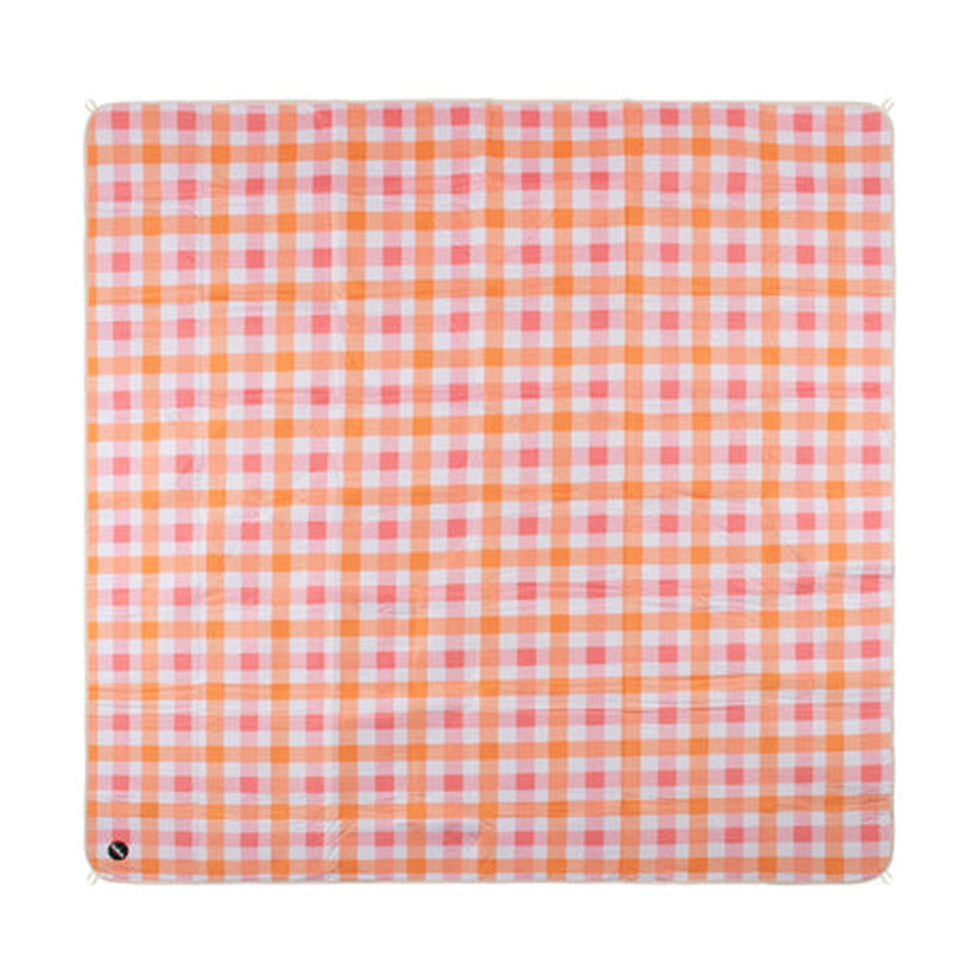 Picnic Mat - Watermelon Peach Check