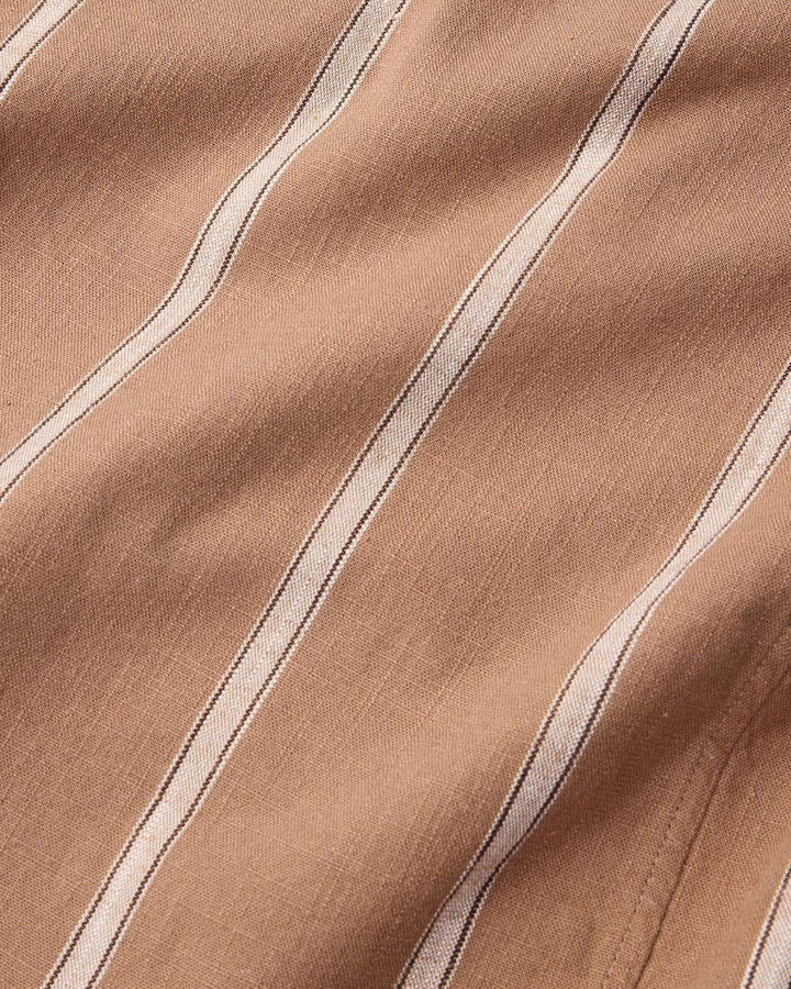 Cotton Ramie Robe - Hazlenut