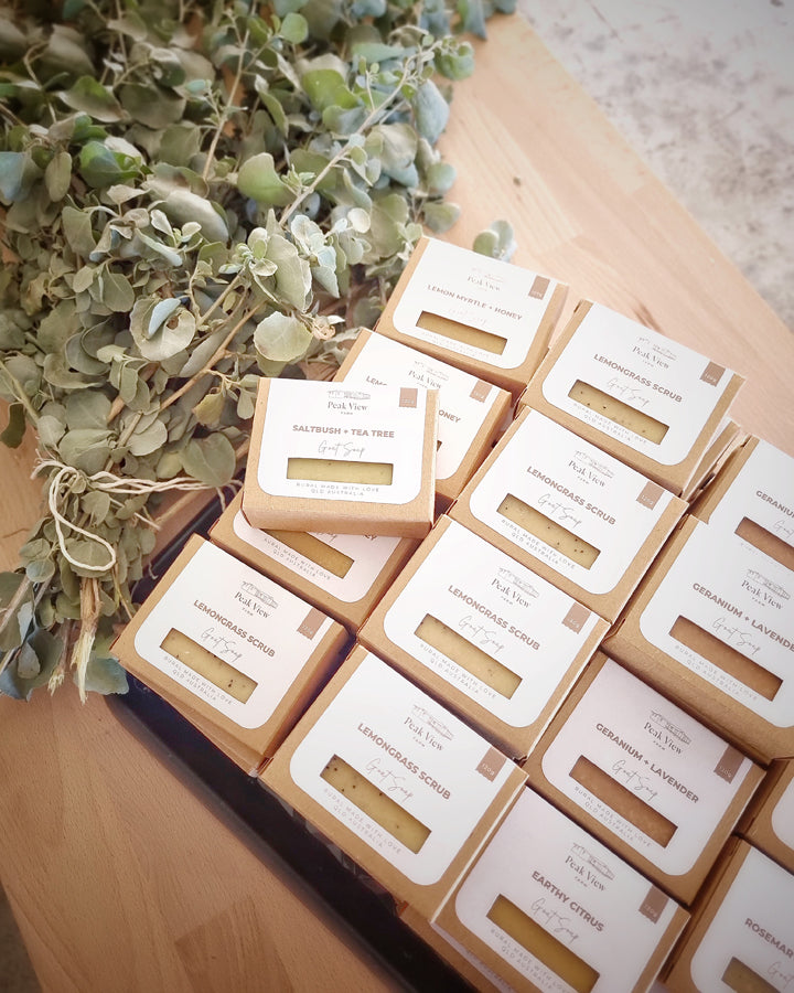 Goat Milk Soap - Saltbush + Tea Tree - 120g