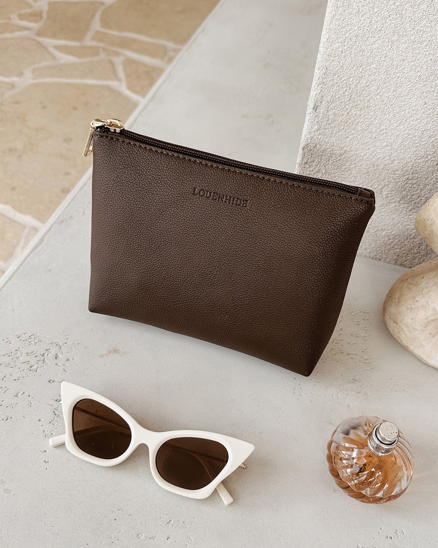 The Louenhide Everyday Pouch - Chocolate