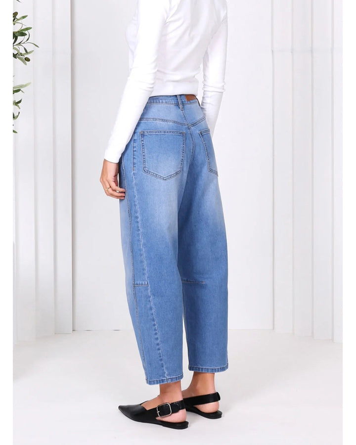 Toni Barrel Jeans - Light Blue
