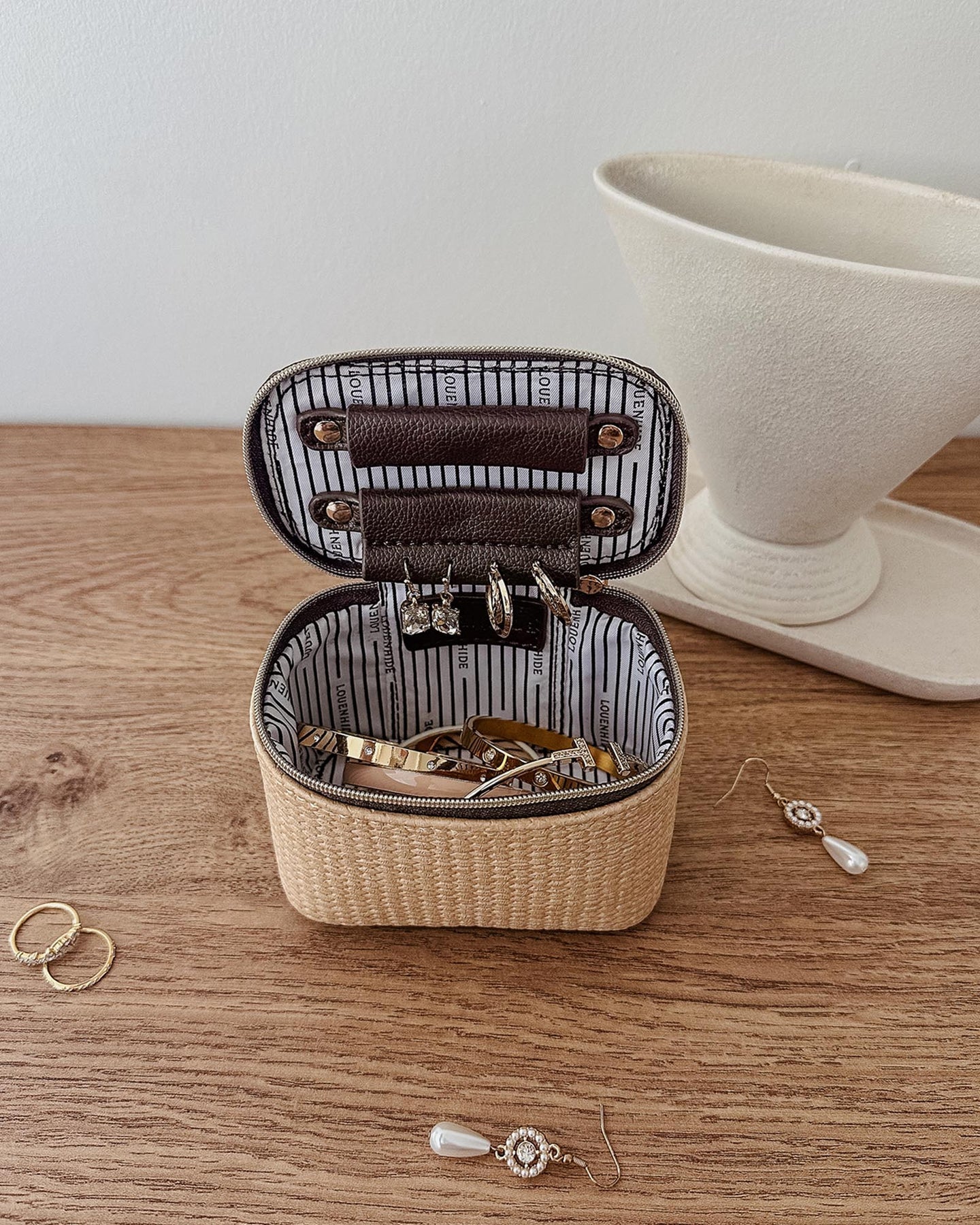 Trudy Jewellery Box - Natural Chocolate