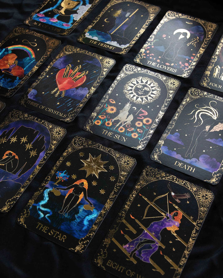 Dreamy Moons Tarot - Black