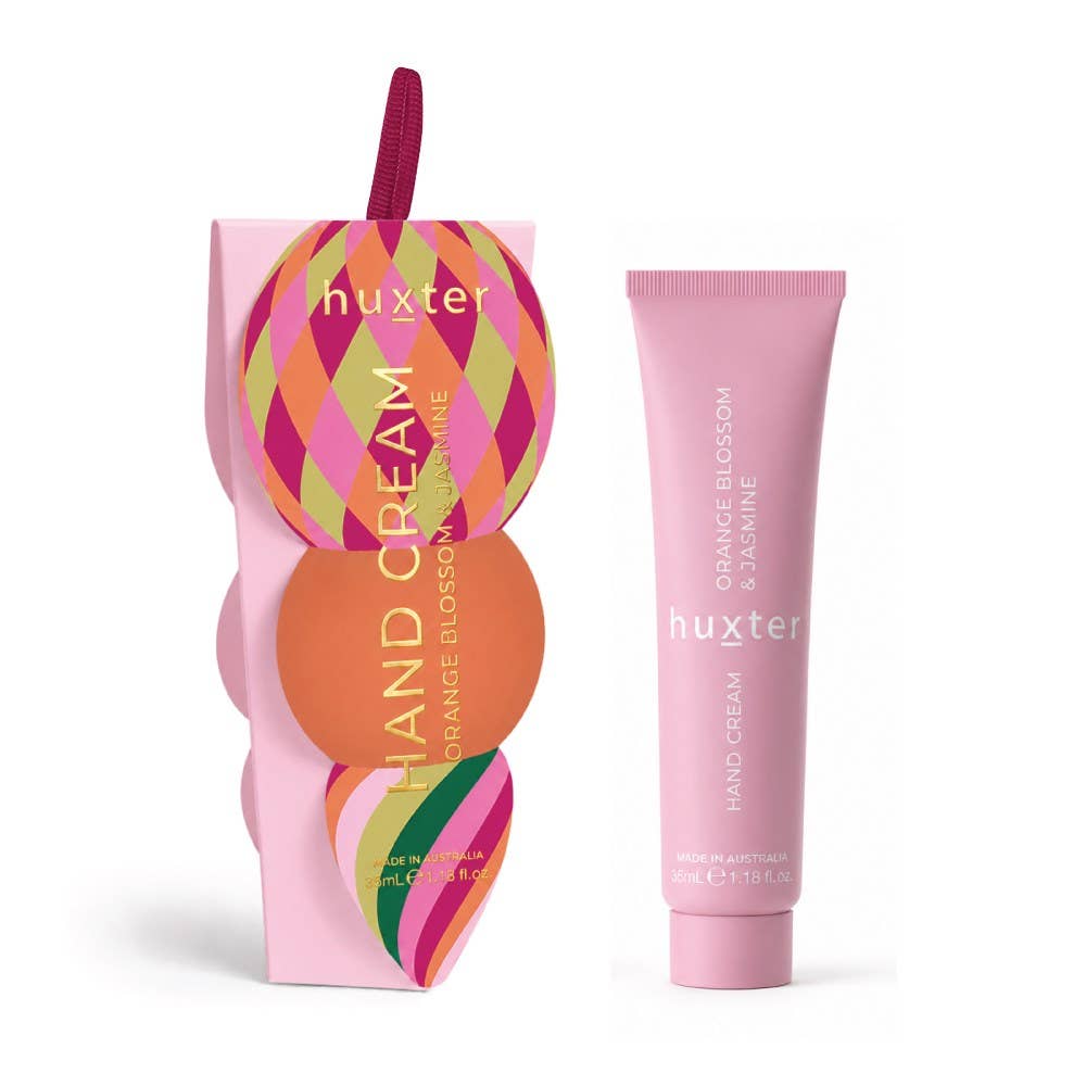 Hanging Hand Cream - Soft Pink Diamonds Ornament - Orange Blossom & Jasmine 35mL