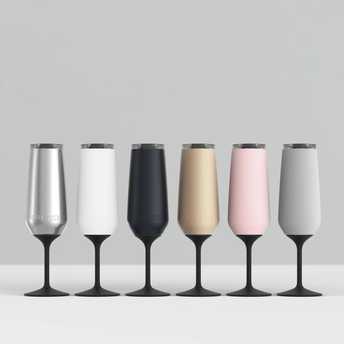 Huski Champagne Flute - Raspberry