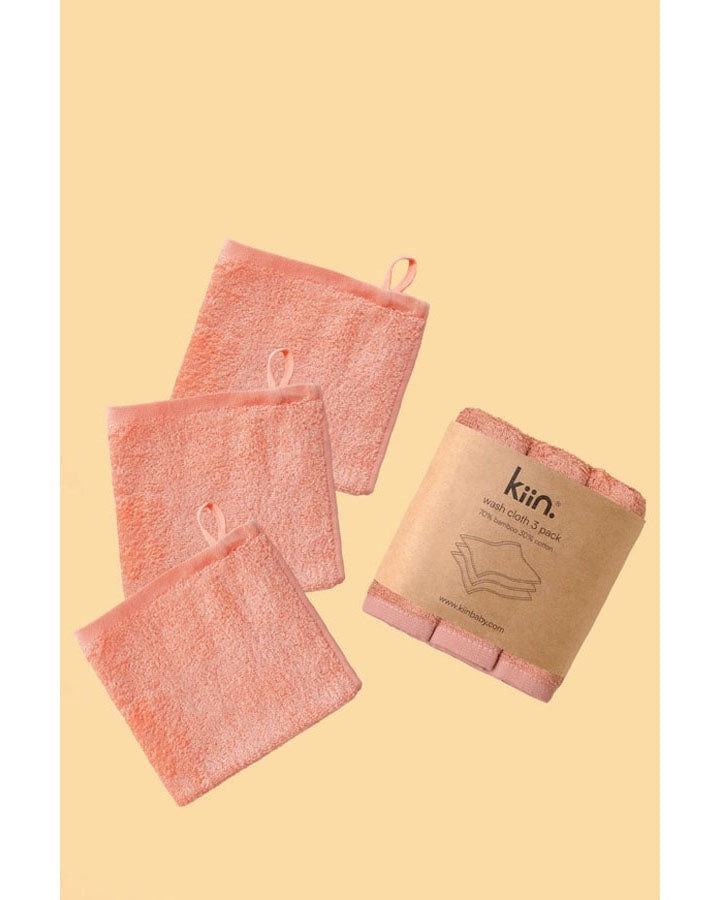 Wash Cloths 3 Pack - Blush