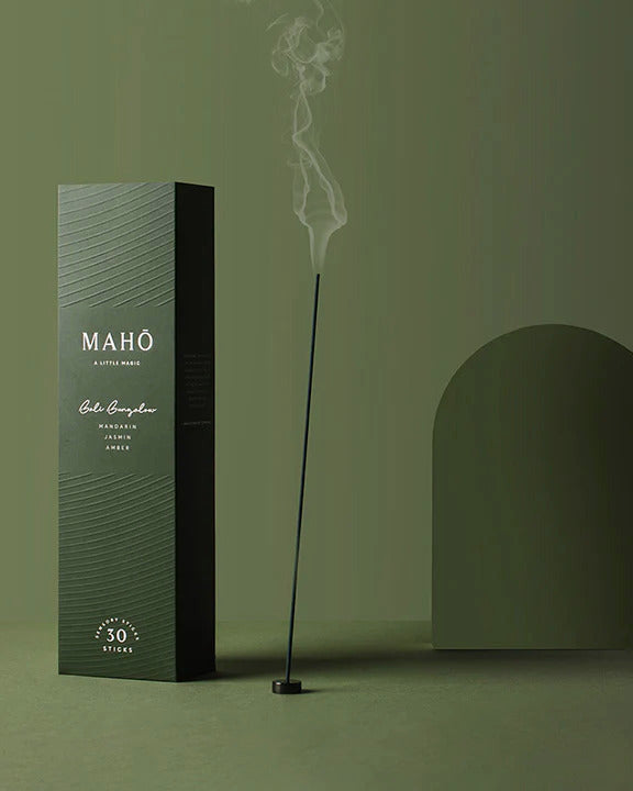 MAHO Sensory Incense Sticks + Burner - Bali Bungalow
