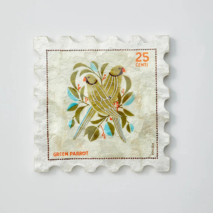 Parrot Stamp