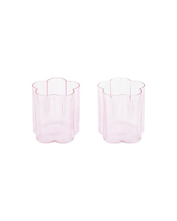 Pink Tumbler Glass