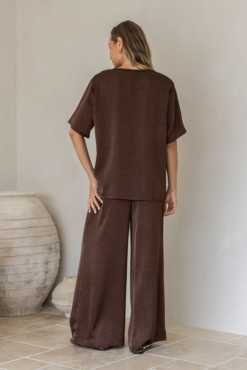 Portifino Luxe Tee - Coco