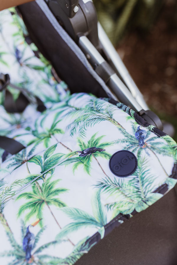 Reversible Pram Liner - Tropical