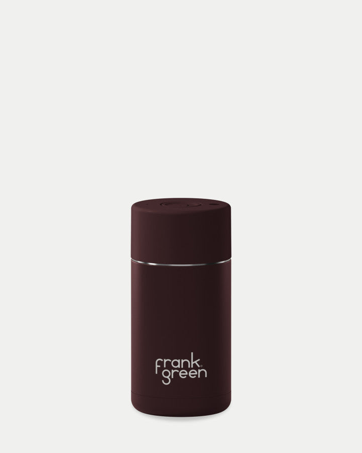 12oz Reusable Cup (button) - Chocolate