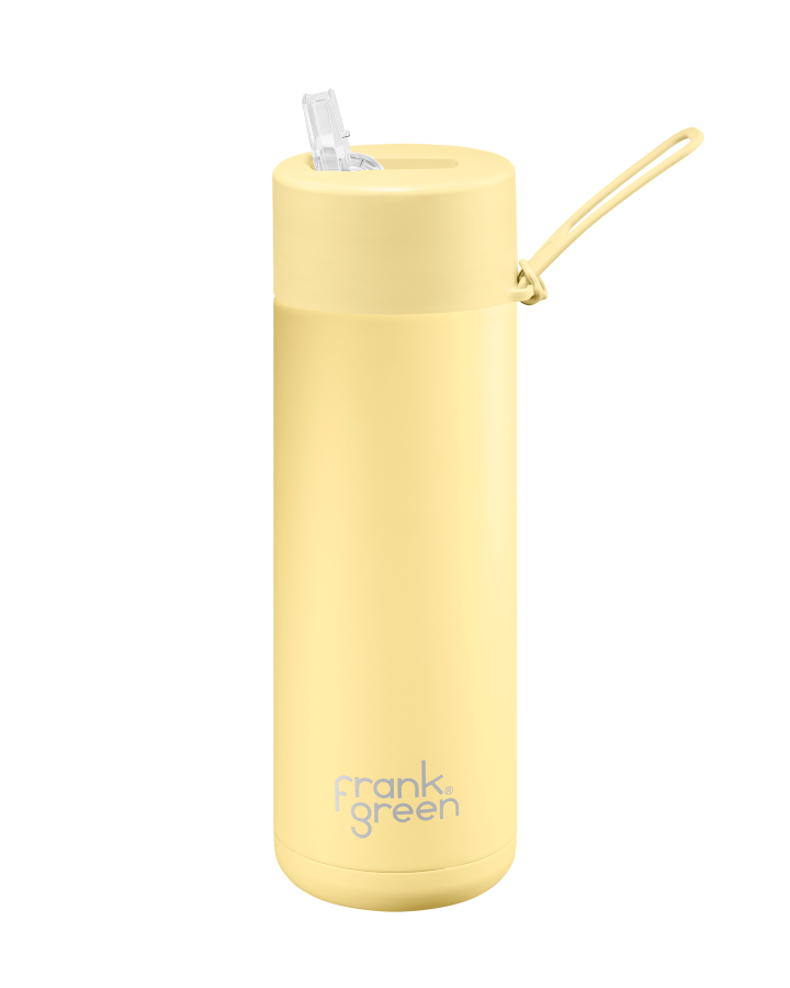 20oz Reusable Bottle (Straw) - Buttermilk