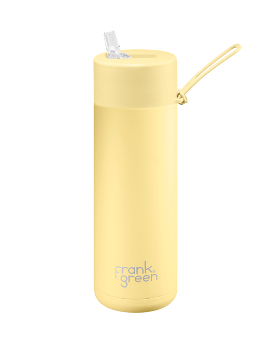 20oz Reusable Bottle (Straw) - Buttermilk