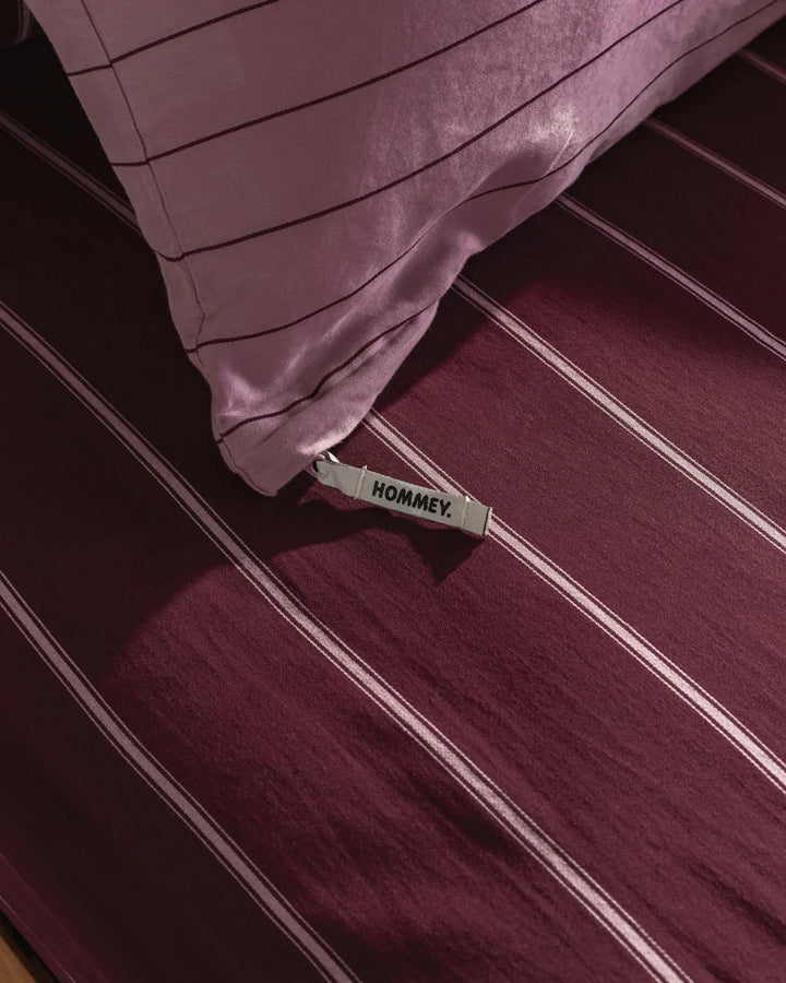Double Fitted Sheet - Mulberry