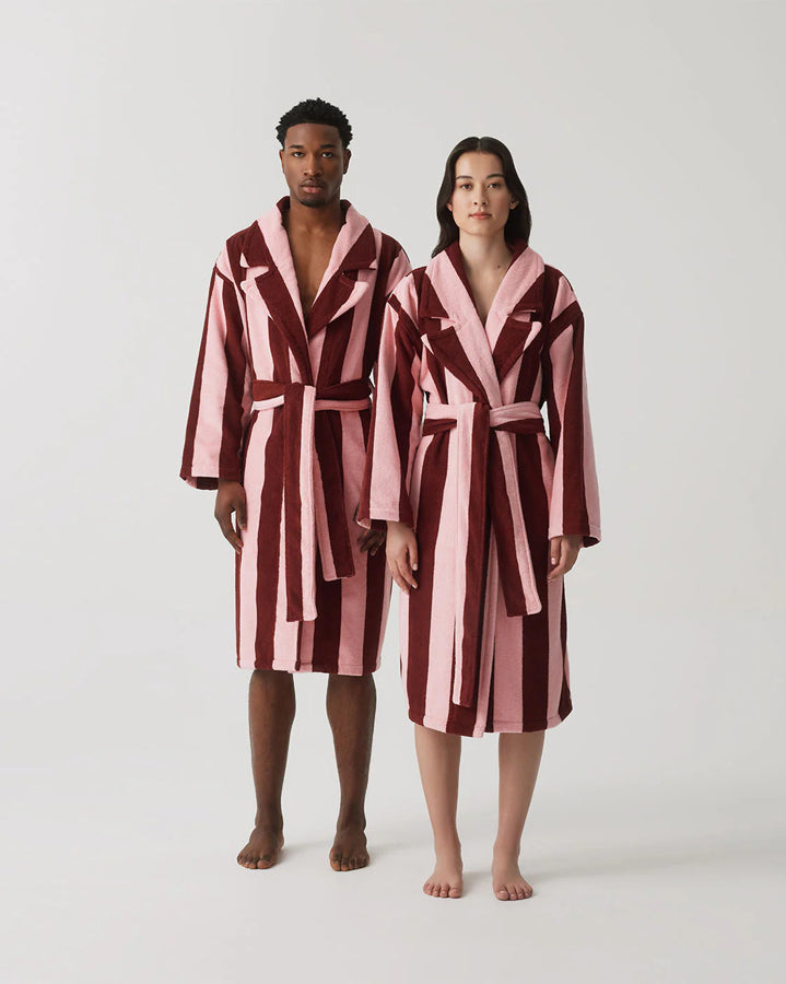 Terry Robe - Rocky Road Stripes