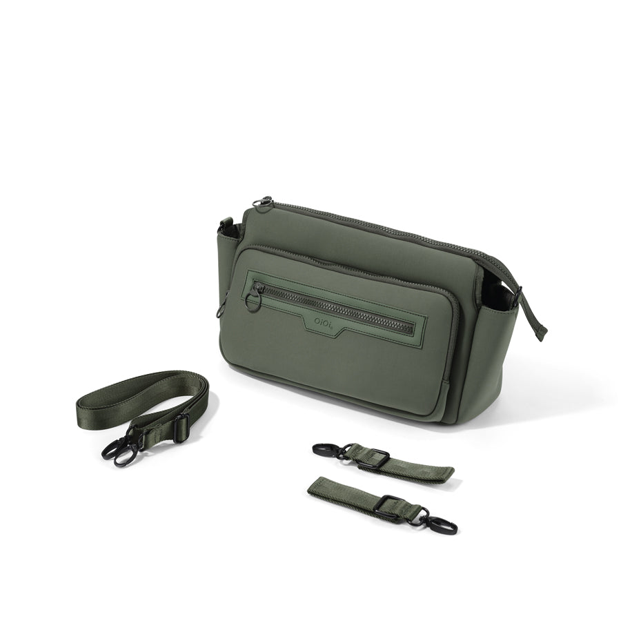 Multitasker Pram Caddy 2.0 - Sage Neoprene