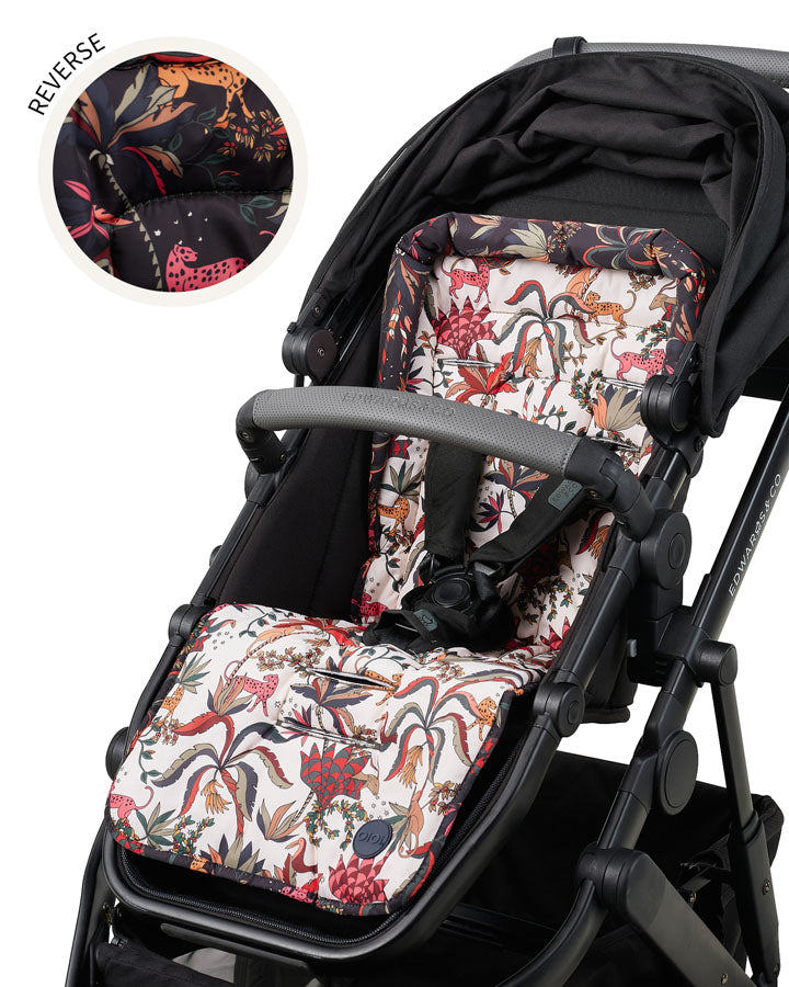 Reversible Pram Liner - Jungle