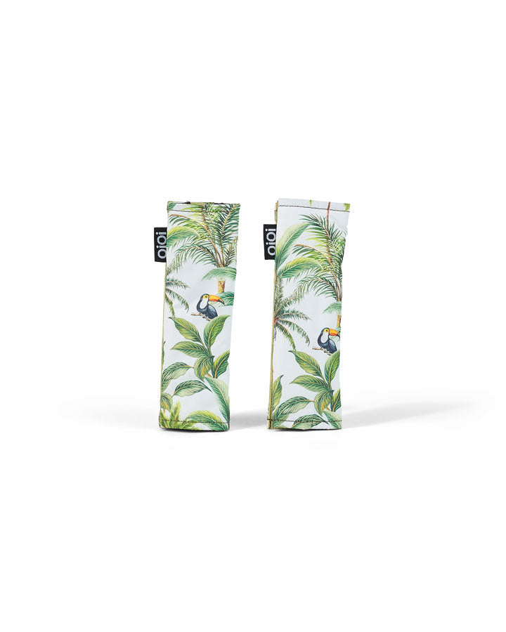 Reversible Pram Harness Cover Set - Tropical