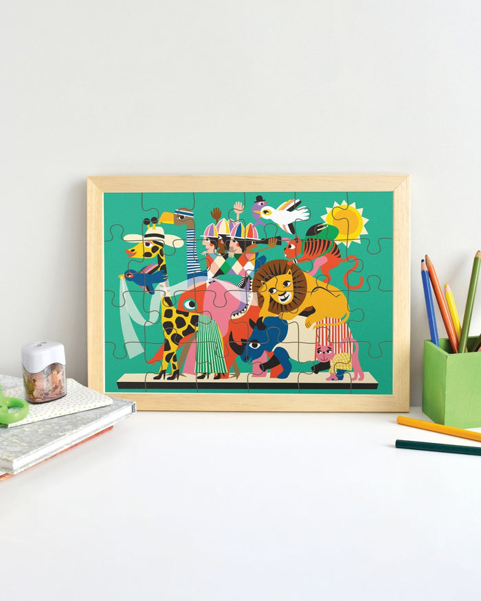 24 Piece Kids Puzzle - Animal Carnival