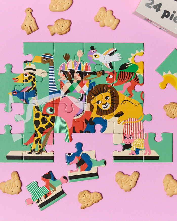 24 Piece Kids Puzzle - Animal Carnival