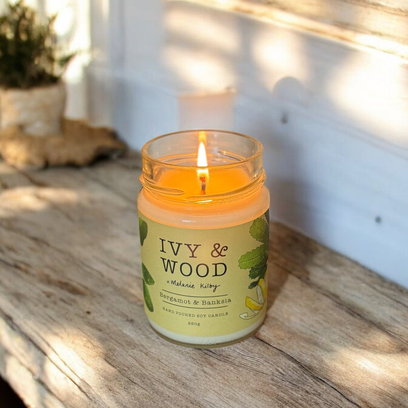 Australiana Soy Candle - Bergamot & Banksia