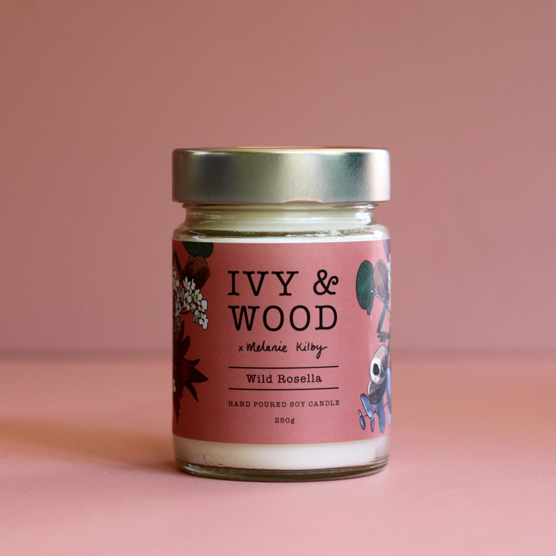 Australiana Soy Candle - Wild Rosella