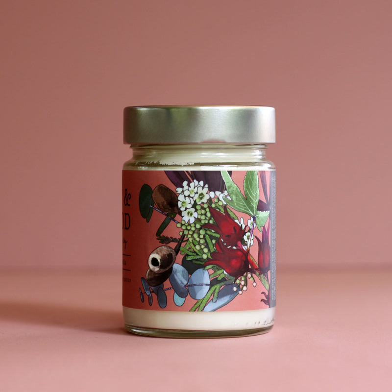 Australiana Soy Candle - Wild Rosella