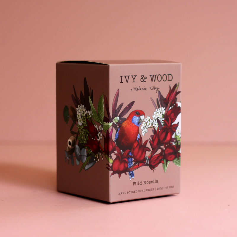 Australiana Soy Candle - Wild Rosella