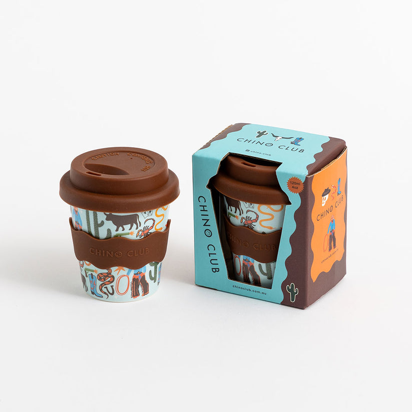 Babychino Cup 4oz - Cowboy