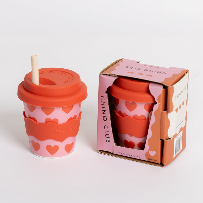 Babychino Cup 4oz - Hearts