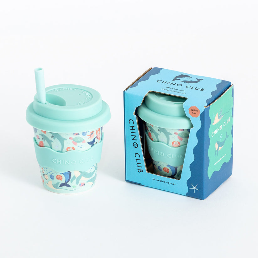 Babychino Cup 4oz - Sea Creatures