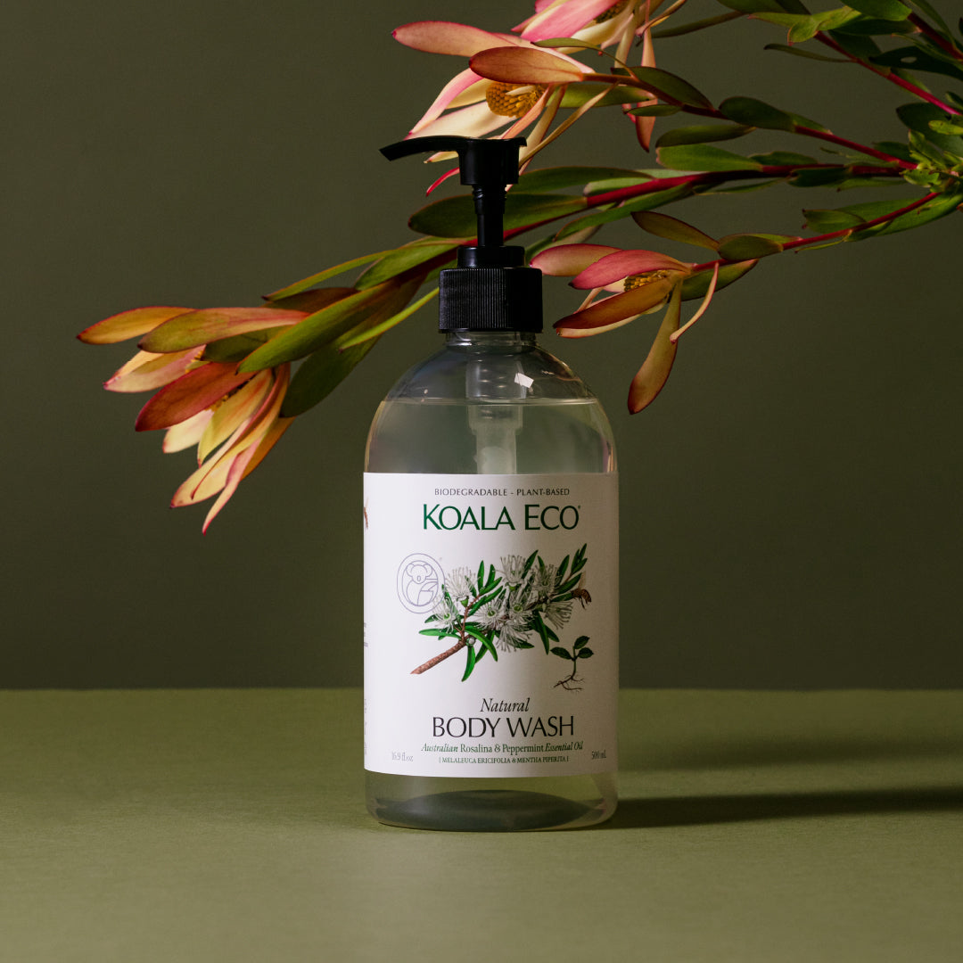 Natural Body Wash 500mL - Rosalina & Peppermint