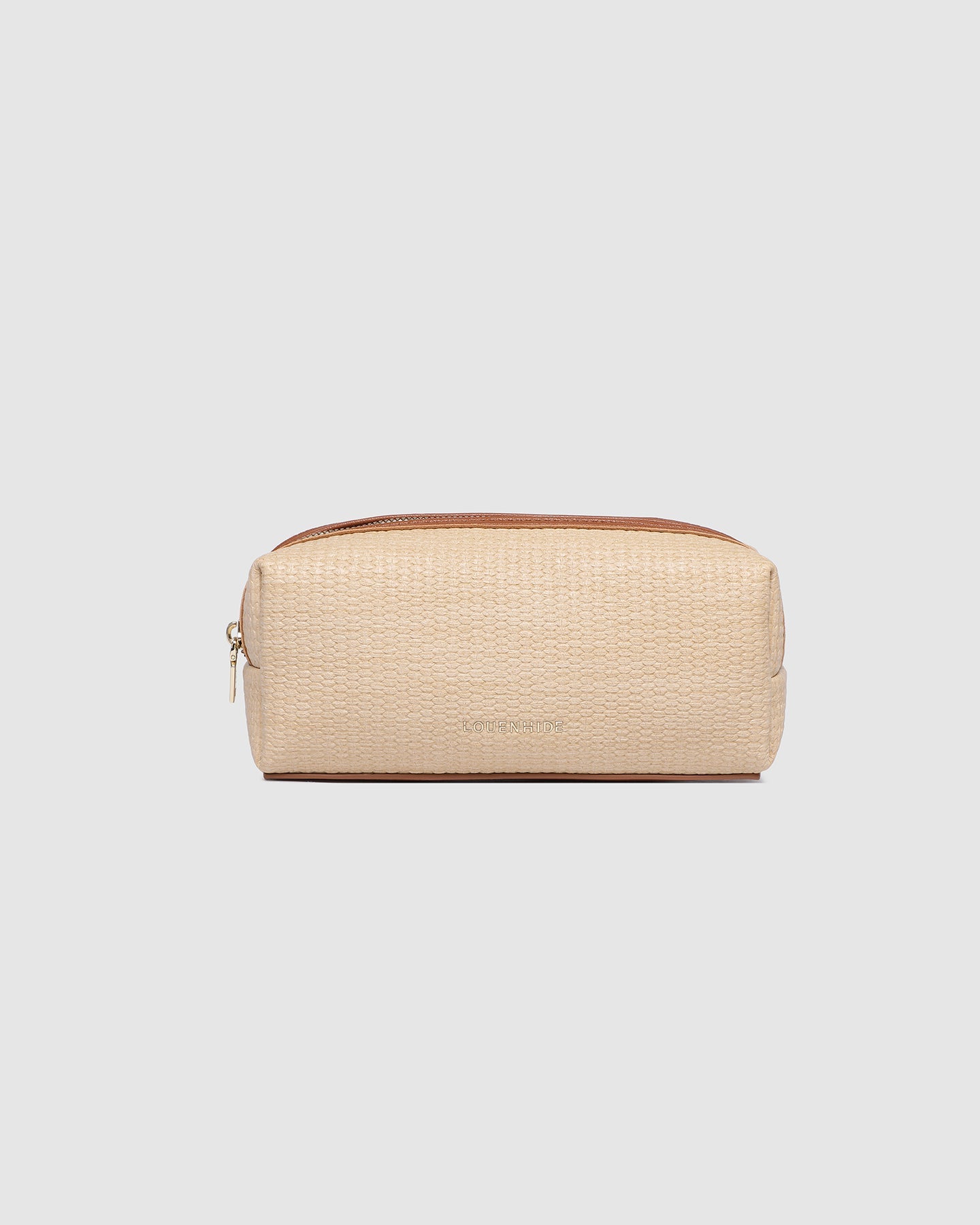 Brianna Makeup Bag - Tan