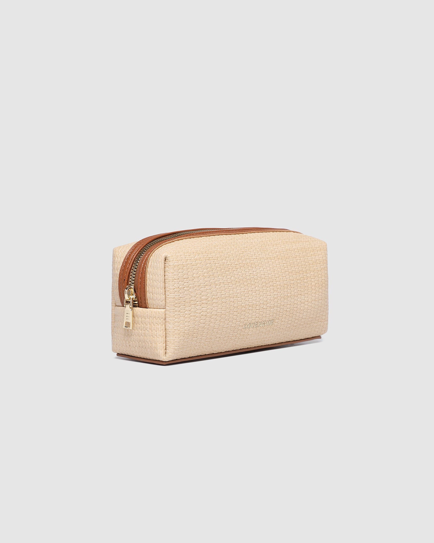 Brianna Makeup Bag - Tan