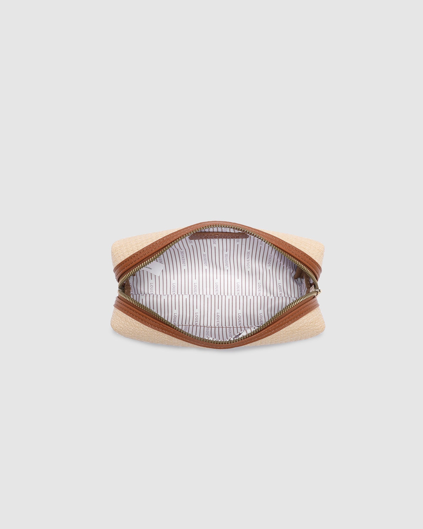 Brianna Makeup Bag - Tan