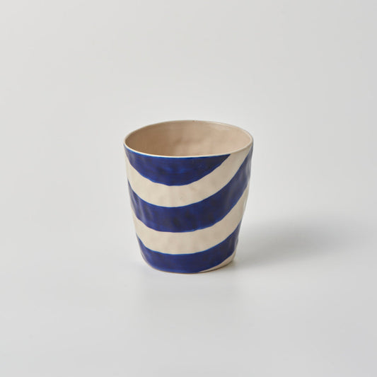Cabana Stripe Tumbler - Blue