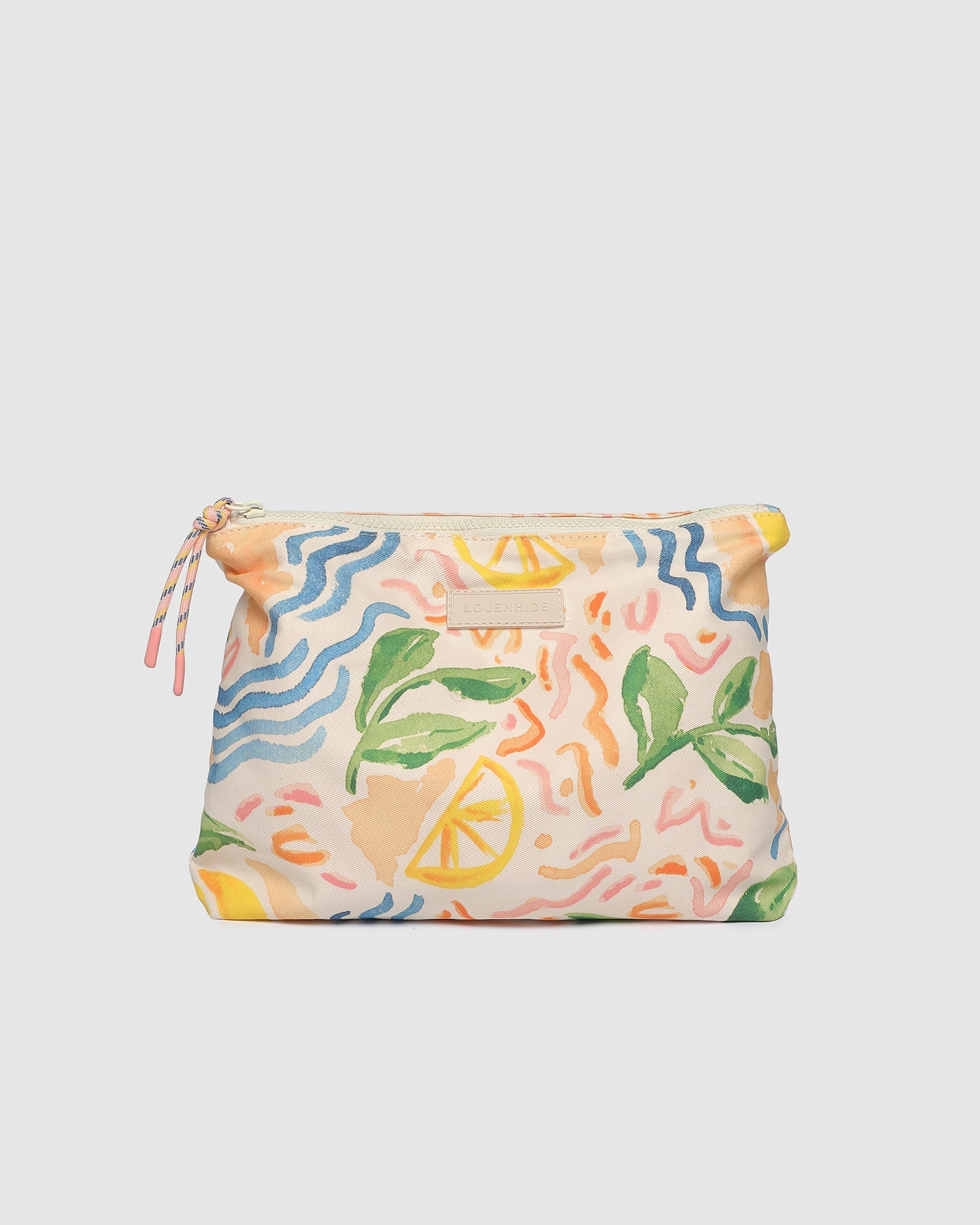 Carly Pouch - Lemon Print